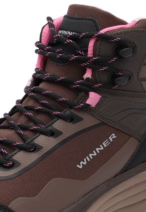 Botas Senderismo Impermeables Mujer Lifestyle Mopux - Café