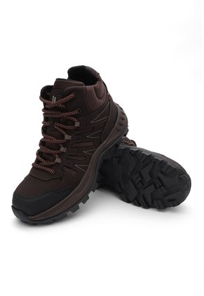 Bota De Seguridad Hombre Café - Café