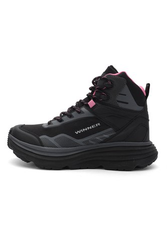 Botas Senderismo Impermeables Mujer Lifestyle Mopux - Negro Tellenzi