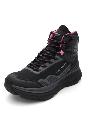 Botas Senderismo Impermeables Mujer Lifestyle Mopux - Negro