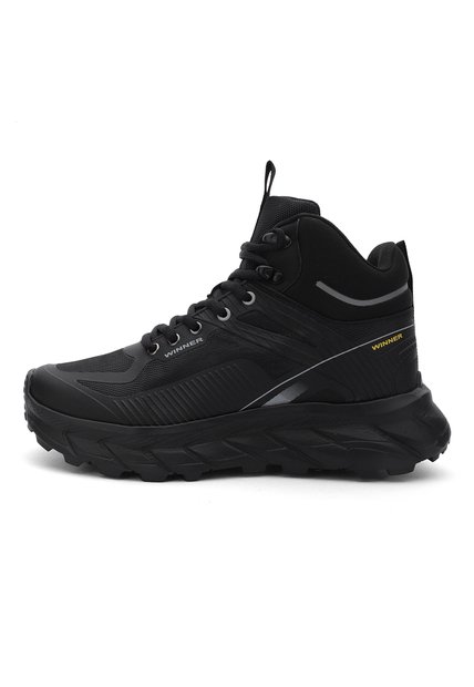 Botas Senderismo Impermeables Hombre Lifestyle Gallax - Negro