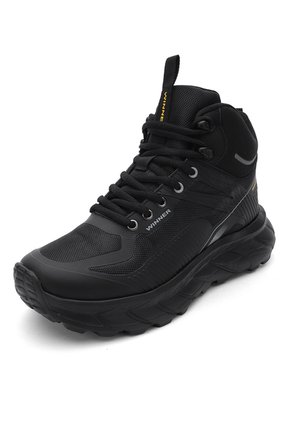 Botas Senderismo Impermeables Hombre Lifestyle Gallax - Negro