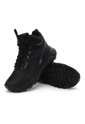 Botas Senderismo Impermeables Hombre Lifestyle Gallax - Negro