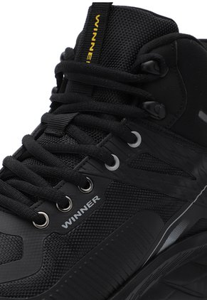 Botas Senderismo Impermeables Hombre Lifestyle Gallax - Negro