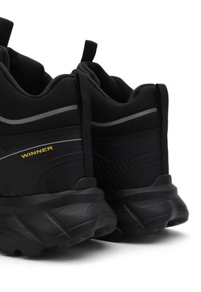 Botas Senderismo Impermeables Hombre Lifestyle Gallax - Negro