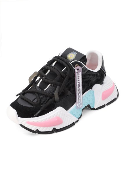Tenis Dama Negro Tellenzi D656