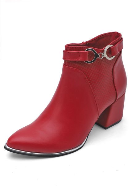 Botín Dama Rojo Tellenzi 021