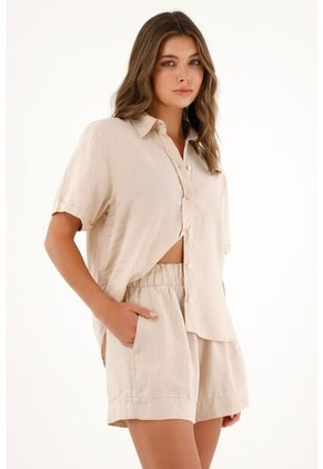 Camisa Crudo 100% Lino Para Mujer