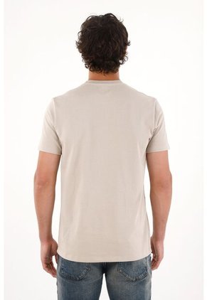 Tennis Camiseta En 100% Algodón Gris Para Hombre