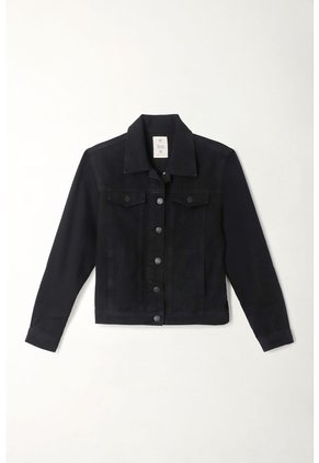 Tennis Chaqueta En Black Denim Para Mujer