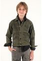 Chaqueta Verde Con Bolsillos Delanteros Para Niño de Tennis