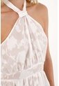 Tennis Camisa En Tela Chifón Halter Crudo Para Mujer de Tennis