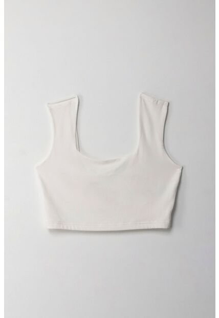 Tennis Camiseta Crop Manga Sisa Crudo Para Mujer