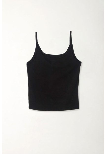 Tennis Camiseta Tipo Esqueleto En Tejido Liviano Negra Para Mujer