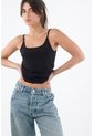 Tennis Camiseta Tipo Esqueleto En Tejido Liviano Negra Para Mujer de Tennis