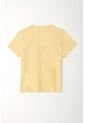 Tennis Camiseta Básica Cuello En V Amarilla Para Mujer de Tennis