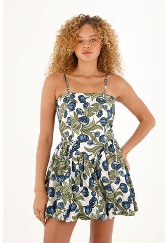 Tennis Vestido Estampado Corto Strapless Para Mujer Tennis