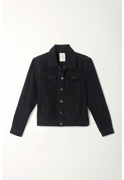 Tennis Chaqueta En Black Denim Para Mujer