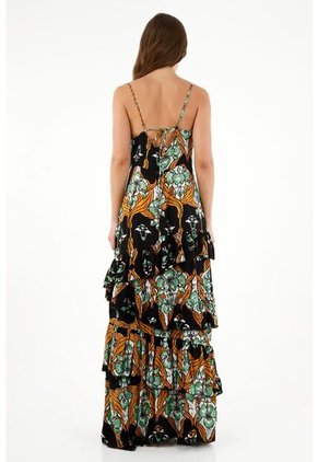 Tennis Vestido Estampado Con Boleros Para Mujer