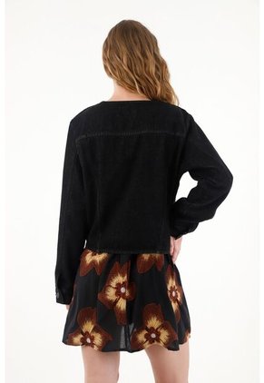 Tennis Chaqueta Torera Con Apliques De Flores Para Mujer