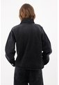 Tennis Chaqueta Boxy Con Cierre Asimétrico De Botones Metálicos En Algodón Negro Para Mujer de Tennis