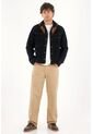 Tennis Pantalón Loose Tiro Medio Crudo Para Hombre de Tennis