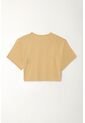 Tennis Camiseta Boxy Fit Con Mini Estampado Café Para Mujer de Tennis