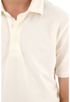 Polo Crudo Manga Corta Para Niño