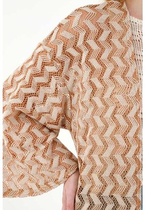 Tennis Kimono Naranja Tejido Para Mujer