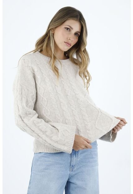 Buzo Tejido Blanco Para Mujer