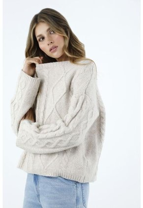 Buzo Tejido Blanco Para Mujer