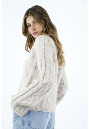 Buzo Tejido Blanco Para Mujer