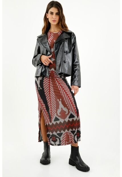 Tennis Chaqueta Tipo Blazer Negra Para Mujer