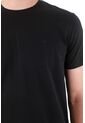 Tennis Camiseta Manga Corta En 100% Algodón Negra Para Hombre de Tennis