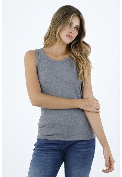 Camiseta Gris Para Mujer