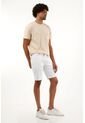 Tennis Bermuda Nudy Blanca Para Hombre de Tennis