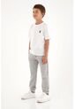 Camiseta Con Bordado Localizado Blanca Para Niño de Tennis