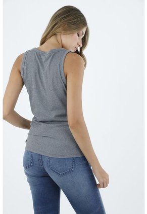 Camiseta Gris Para Mujer