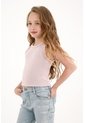 Camiseta Tipo Esqueleto Rosada Para Niña de Tennis