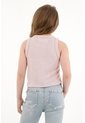 Camiseta Tipo Esqueleto Rosada Para Niña de Tennis