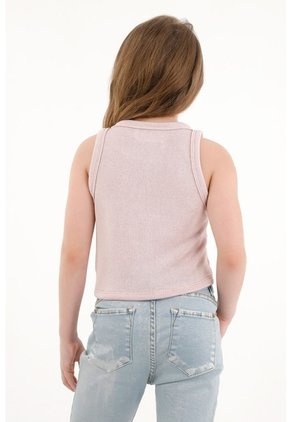 Camiseta Tipo Esqueleto Rosada Para Niña
