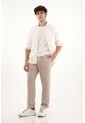 Tennis Pantalón Chino En 100% Lino Café Para Hombre de Tennis