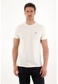 Tennis Camiseta Con Cuello Redondo Estampada Crudo Para Hombre de Tennis