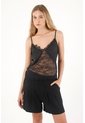 Tennis Short Tipo Sastre Negro Para Mujer de Tennis