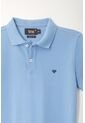 Polo Cuello Tejido Azul Para Niño de Tennis