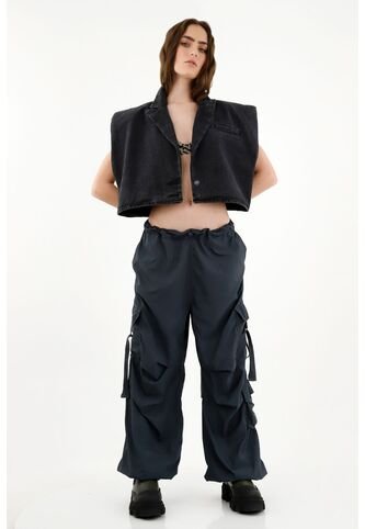 Tennis Chaleco Negro Tipo Blazer Para Mujer Tennis