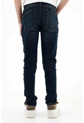 Jean Azul Lavado Oscuro Para Niño