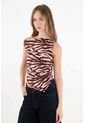 Tennis Camiseta Cuello Bandeja Y Manga Sisa Café Para Mujer de Tennis