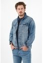 Tennis Chaqueta Azul Con Bolsillos Laterales Para Hombre de Tennis