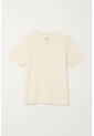 Camiseta Básica Con Raqueta Bordada Crudo Para Niño de Tennis